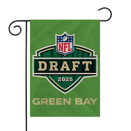 2025 Green NFL Draft Green Bay Garden Flag-Garden Flag-Fly Me Flag