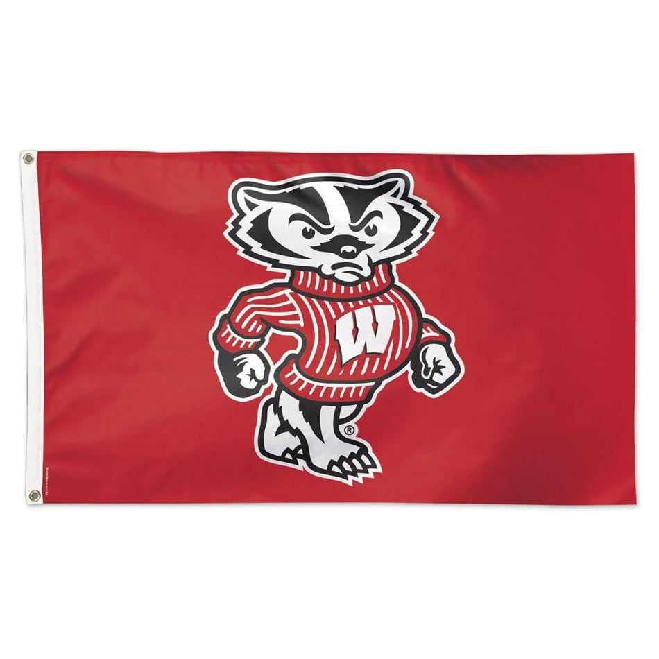 Wisconsin Badgers Bucky 3' x 5' Deluxe Flag-Flag-Fly Me Flag