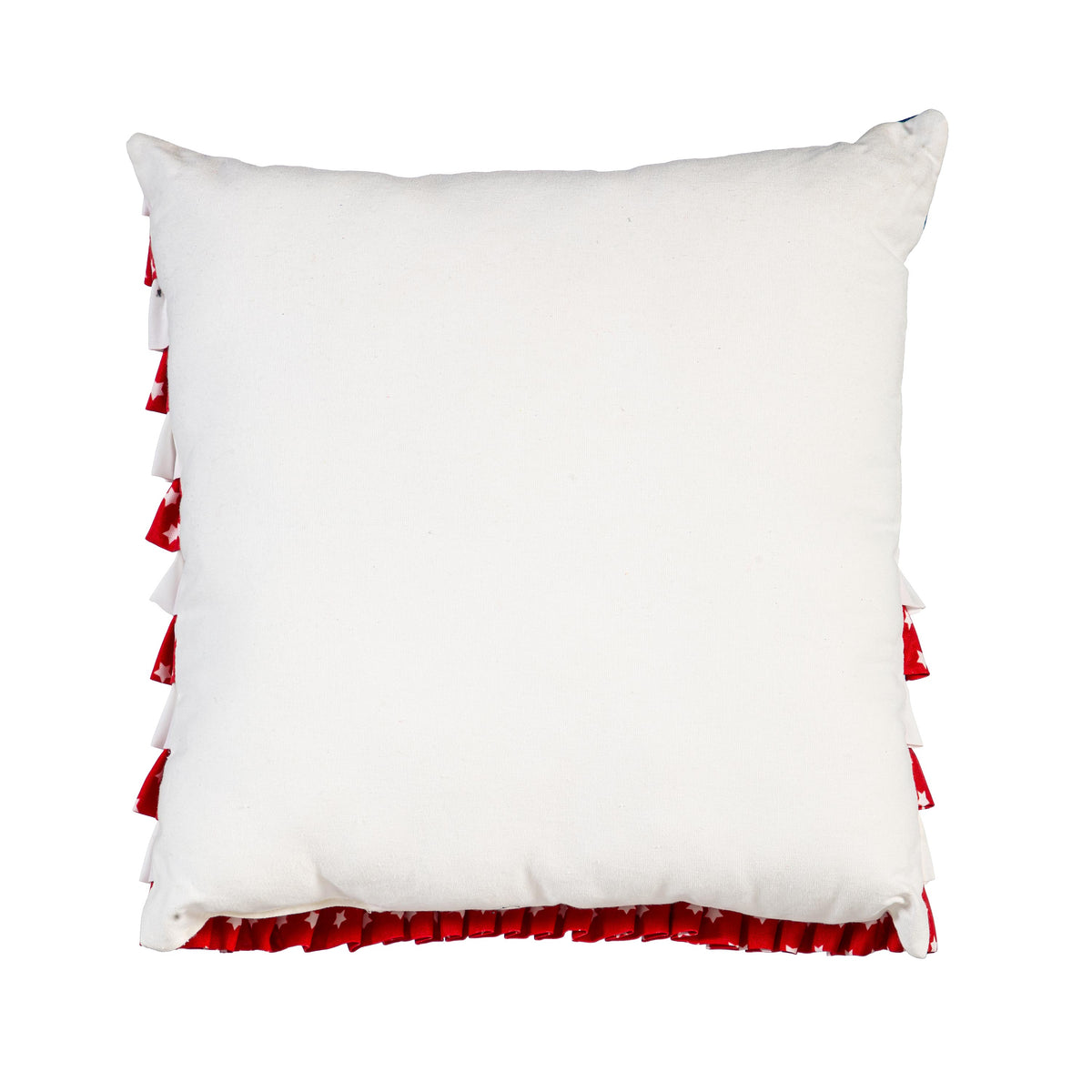 American Flag Pleated Square Pillow-Decorations-Fly Me Flag