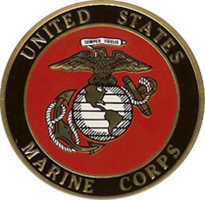 Colored Marine Corps Medallion