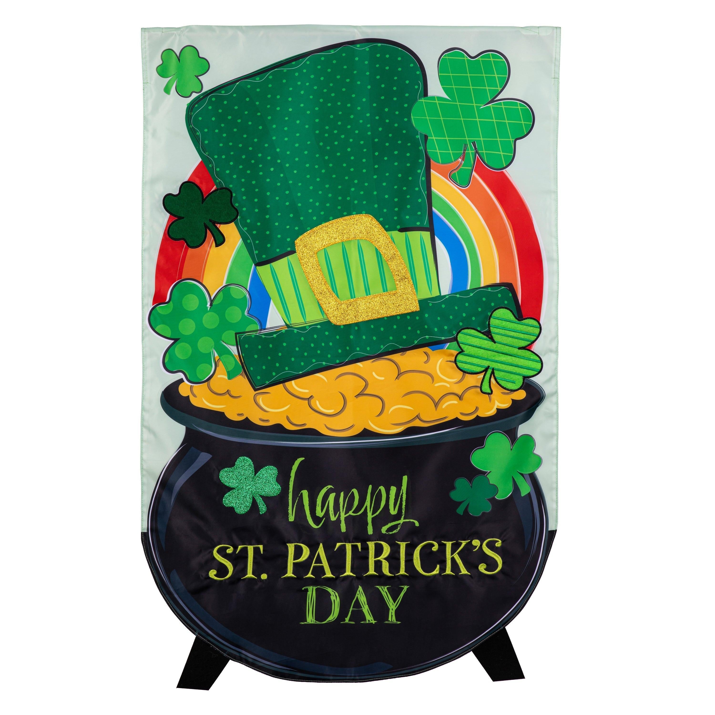 End of the Rainbow House Banner | St.Patrick's Day | Fly Me Flag