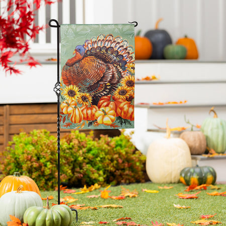 Grateful Gatherings Turkey Garden Flag-Garden Flag