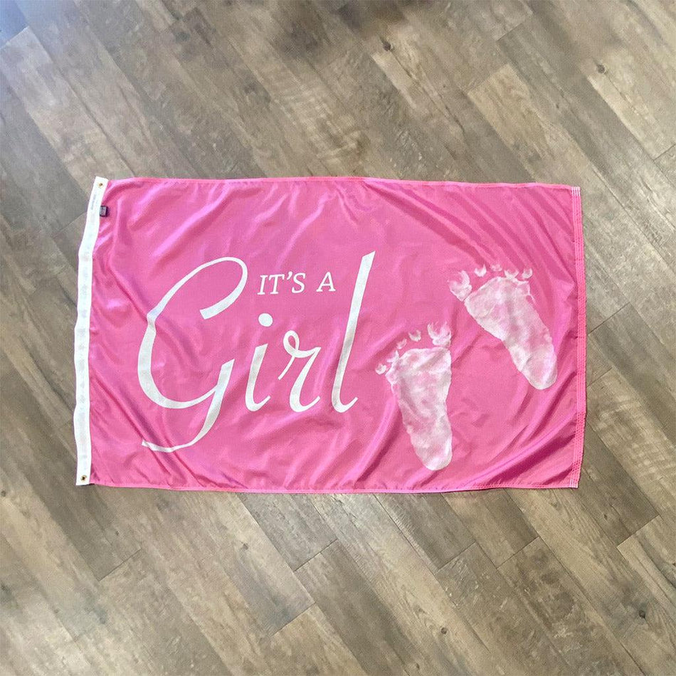 It's a Girl 3' x 5' Flag