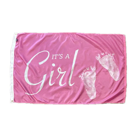 It's a Girl 3' x 5' Flag