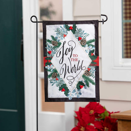 Joy to the World Garden Flag