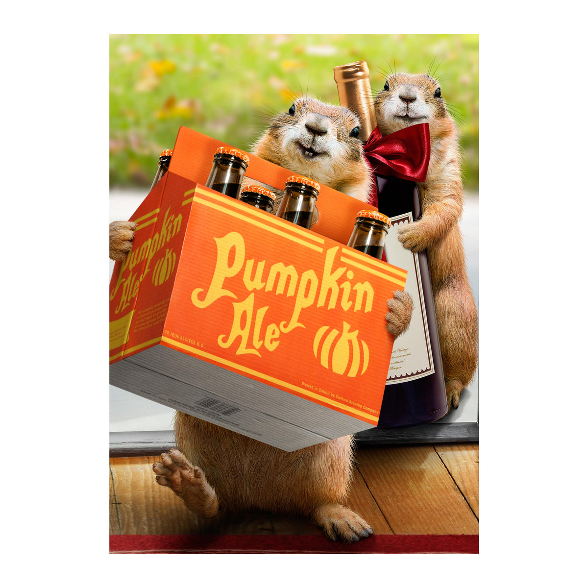 Pumpkin Ale Garden Flag-Garden Flag