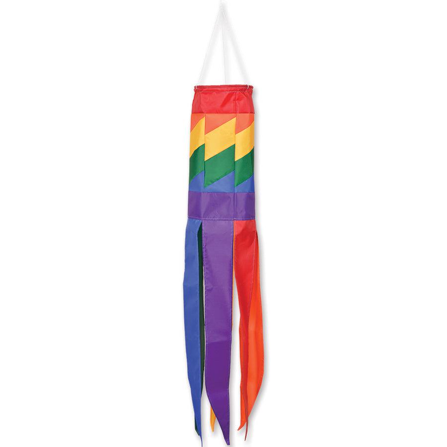 SoundWinds Rainbow Check Swirls Windsock-Windsock-Fly Me Flag