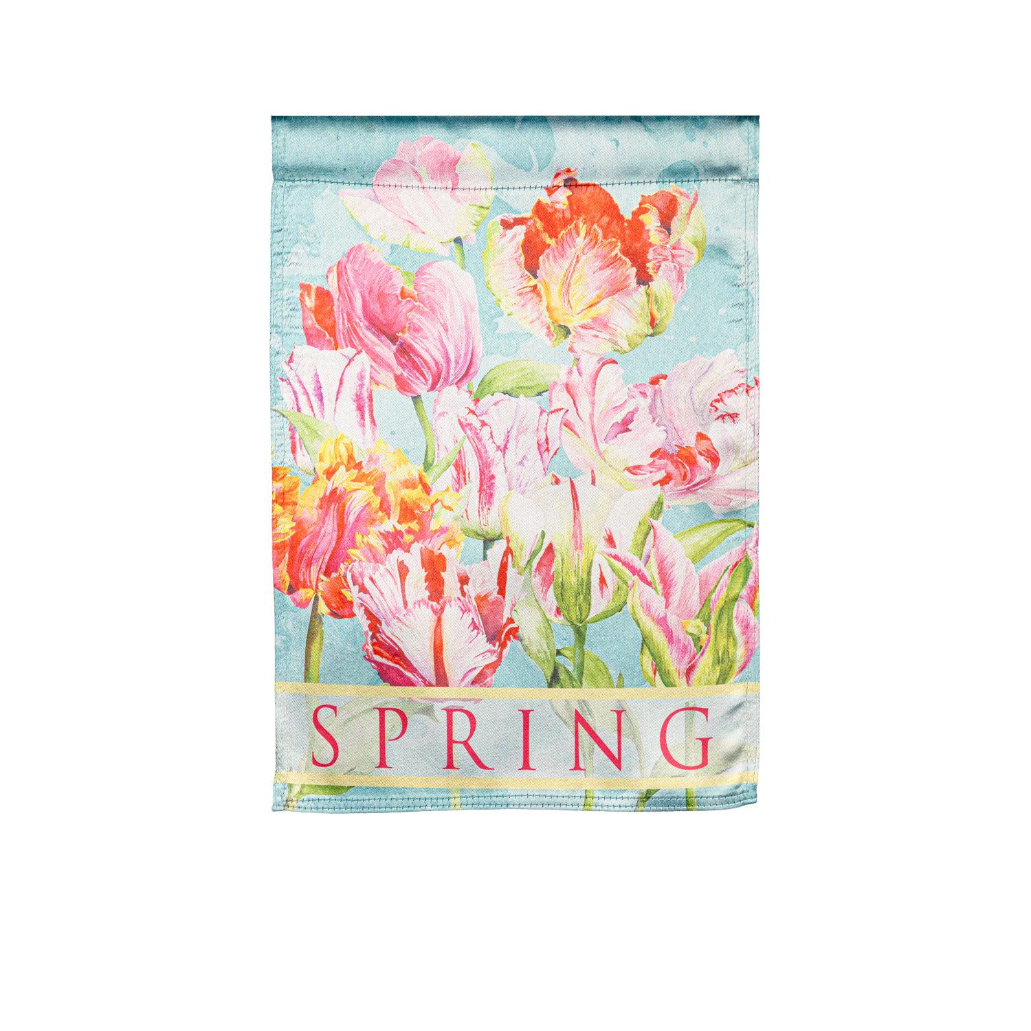 Tulip Season Lustre Garden Flag