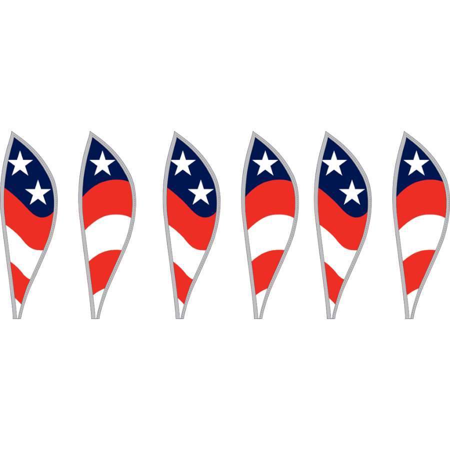 16" Patriotic Hanging Hot Air Balloon-Hot Air Balloon-Fly Me Flag