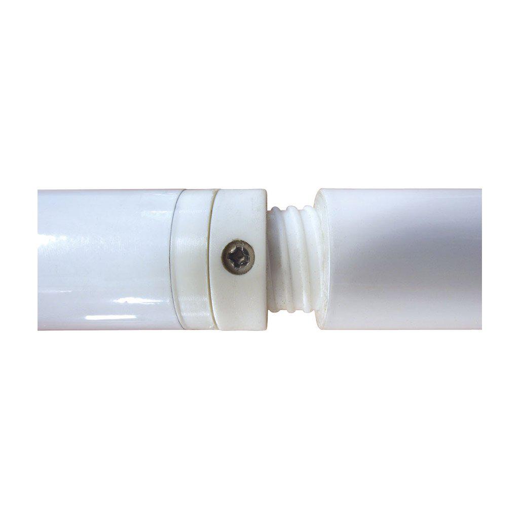 Flagpole separates into two pieces for easy shipping or storage.