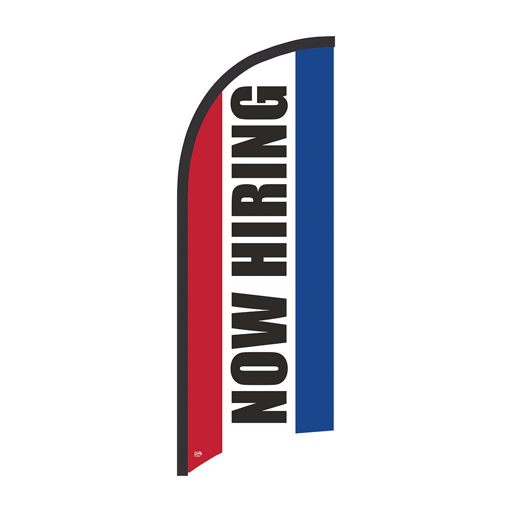 Now Hiring Swooper Flutter Feather Advertising Flag & Pole Kit Now Hiring Swooper Flutter Feather Advertising Flag & Pole Kit