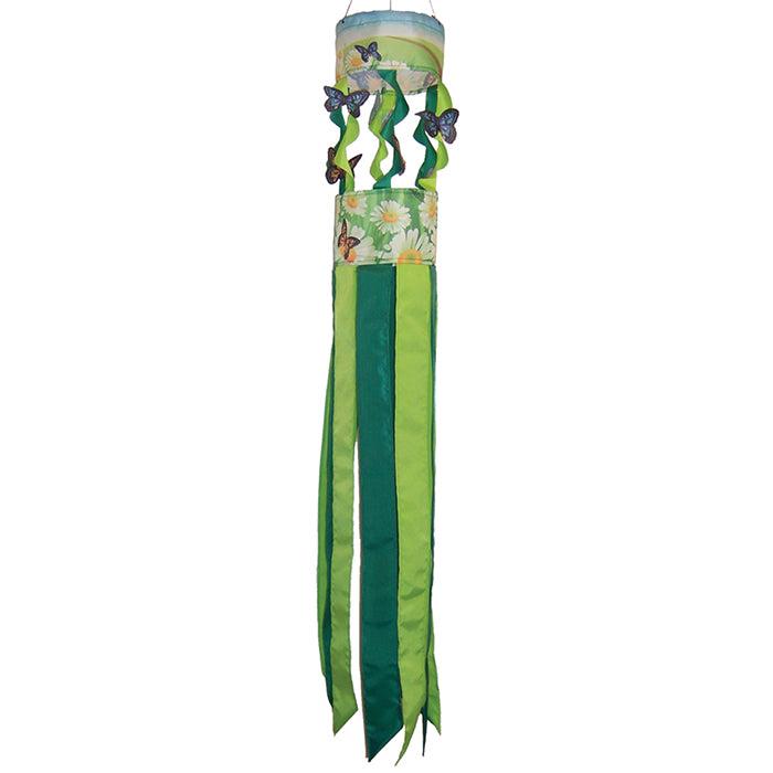The 40" Butterflies Twistair windsock features twisted curls that give an airy, breezy feeling.