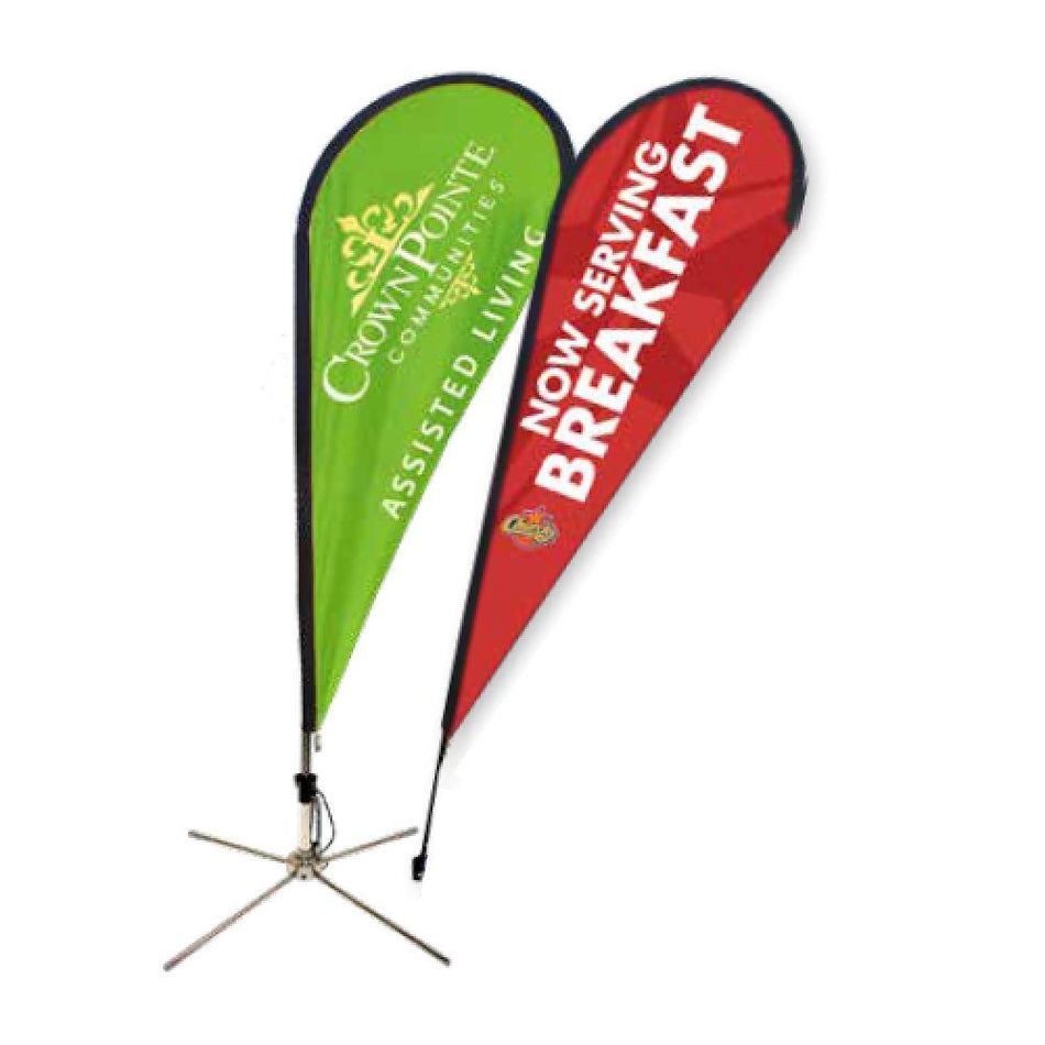 Custom Blade Banners, Feather Flags, and Teardrop Logo Banners