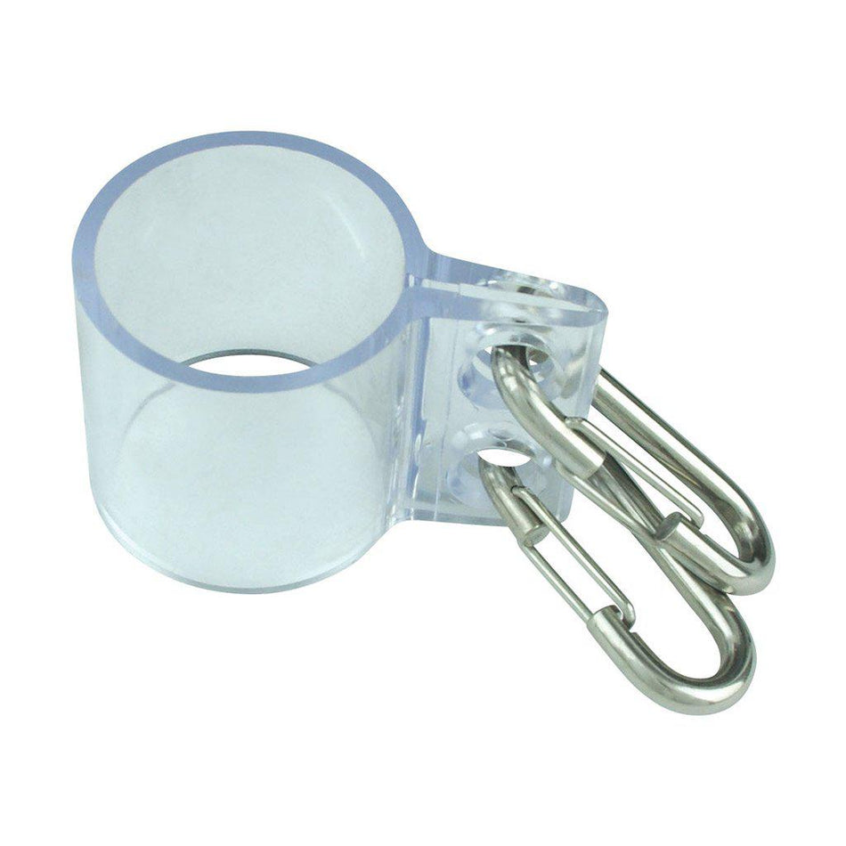 Double Flag Harness for Uncommon Telescoping Flagpoles