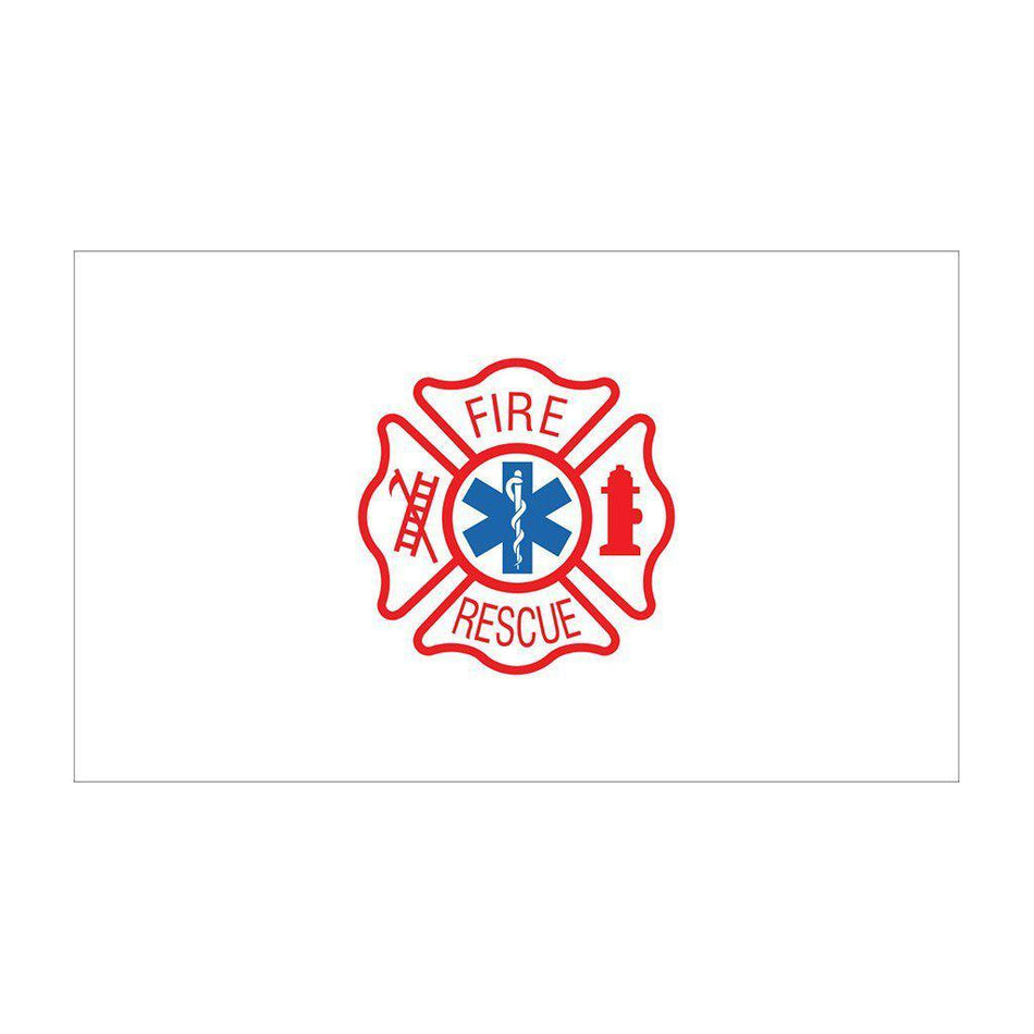 Fire & Rescue Flag for outdoors