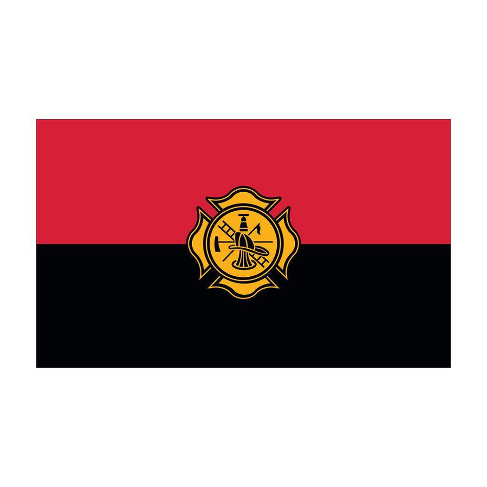 Firefighter Remembrance flag to honor fallen firemen - for outdoor use