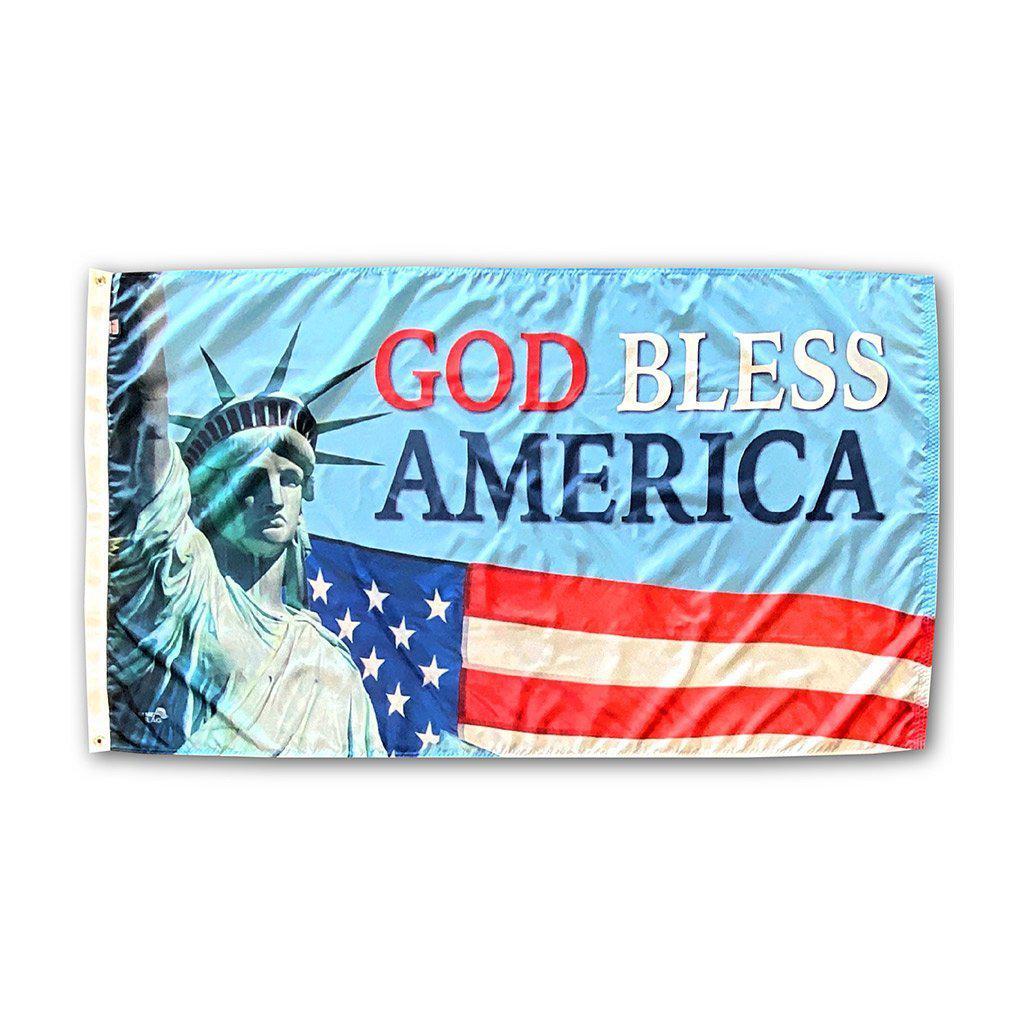 Bandiera americana Federe Bless America Flag