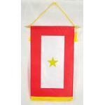 Made In USA Gold Star Service Flag Magnet