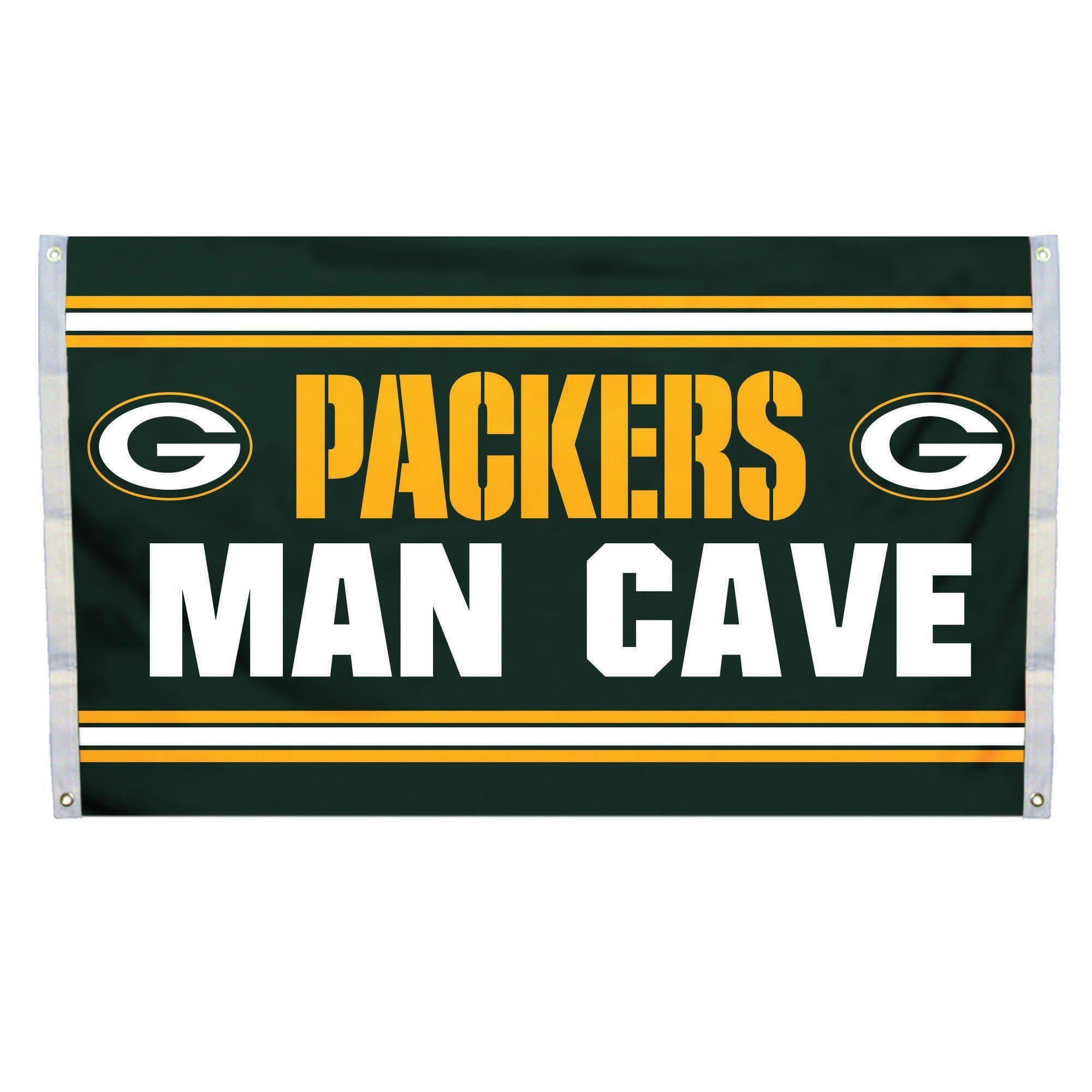 Green Bay Packers Man Cave Flag