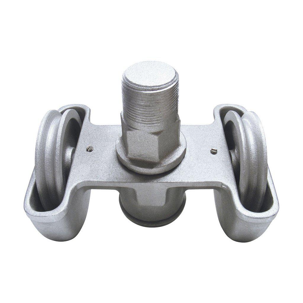 HDT-2 Series Revolving Double-Pulley Flagpole Truck (bottom view)