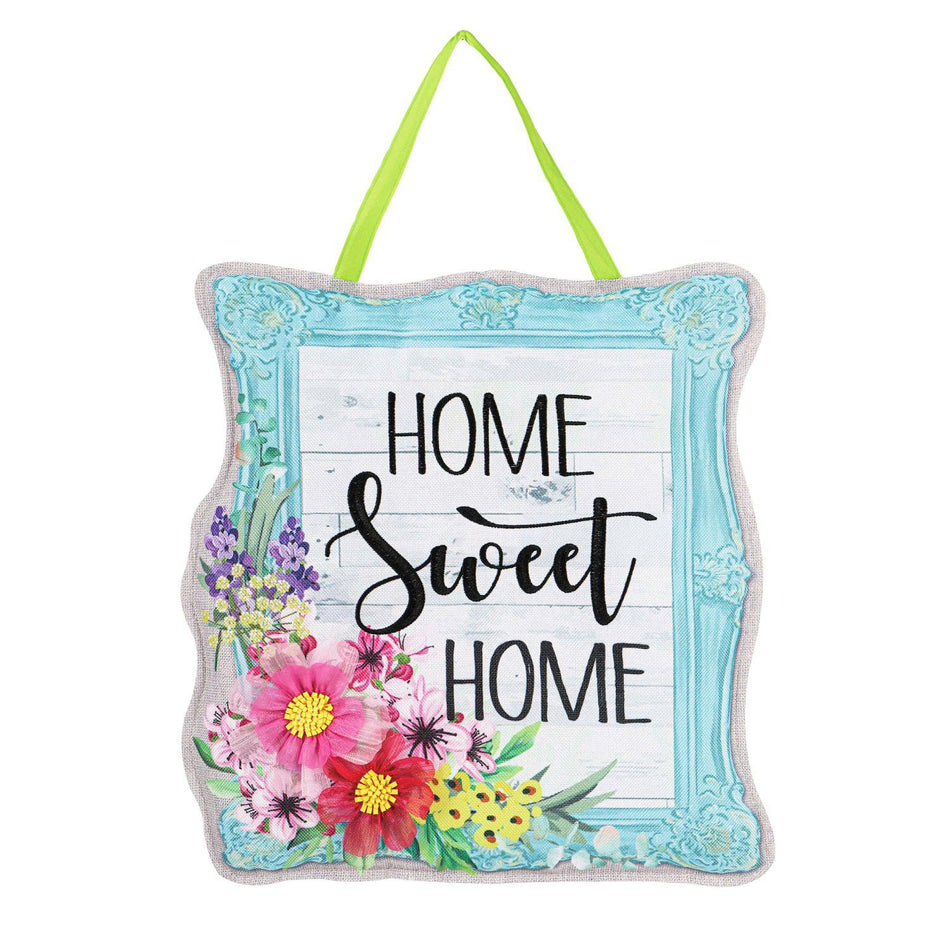 Home Sweet Home Frame Door Décor-Door Decor-Fly Me Flag