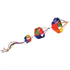 Rainbow Triple Spinner Windsock