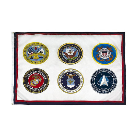 U.S. Armed Forces Flag - 6 branches - various sizes-Flag-Fly Me Flag