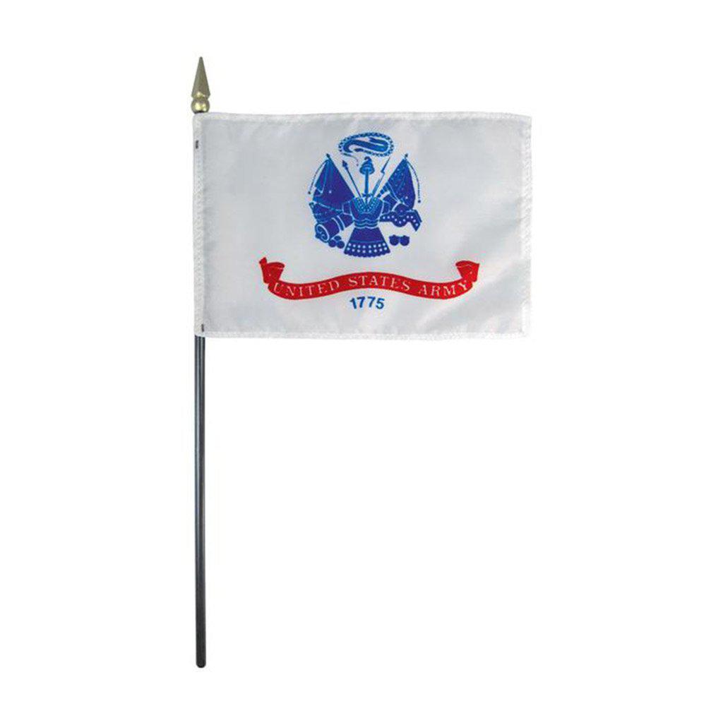 U.S. Army stick flags are available in 3 sizes