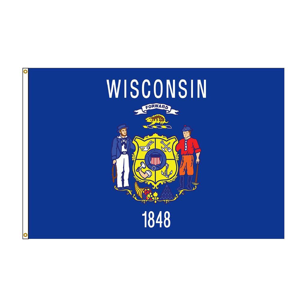 Novelty Wisconsin Flag