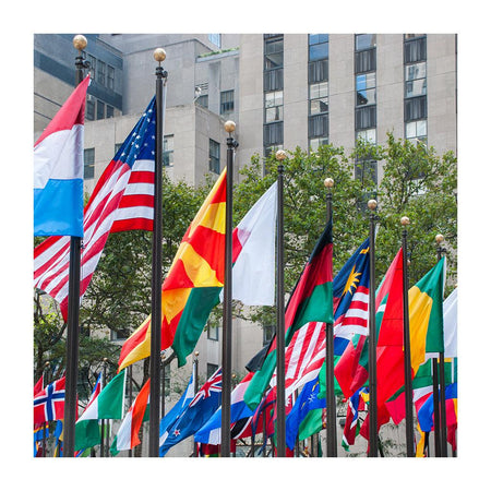 Durable United Nations Member Flag Set for outdoor use