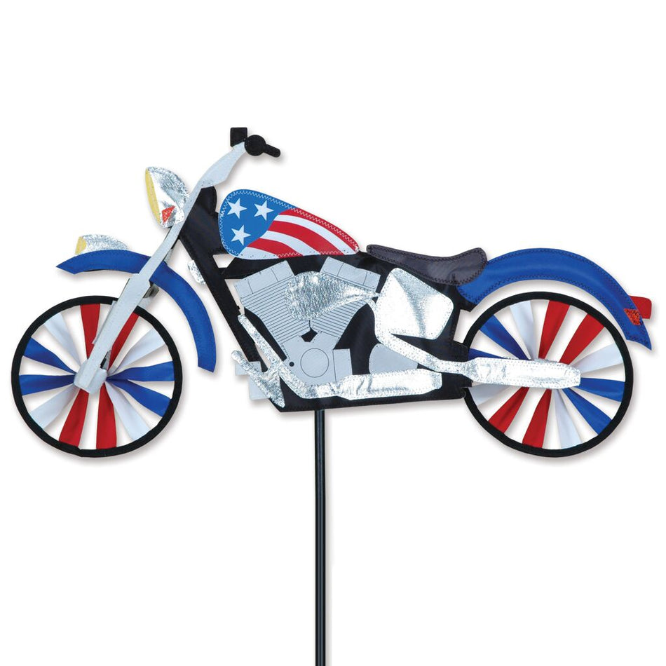 22" Motorcycle Spinner - Patriotic
