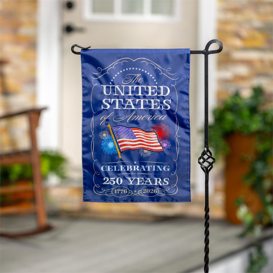 250th Anniversary Celebration Garden Flag