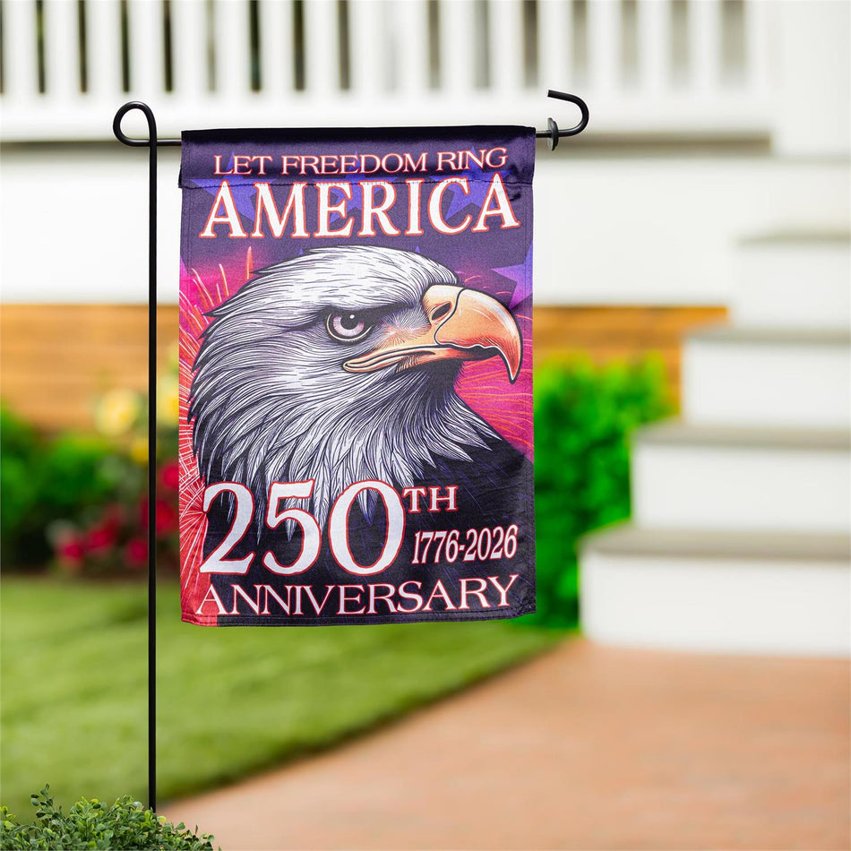 250th Anniversary Let Freedom Ring Garden Flag