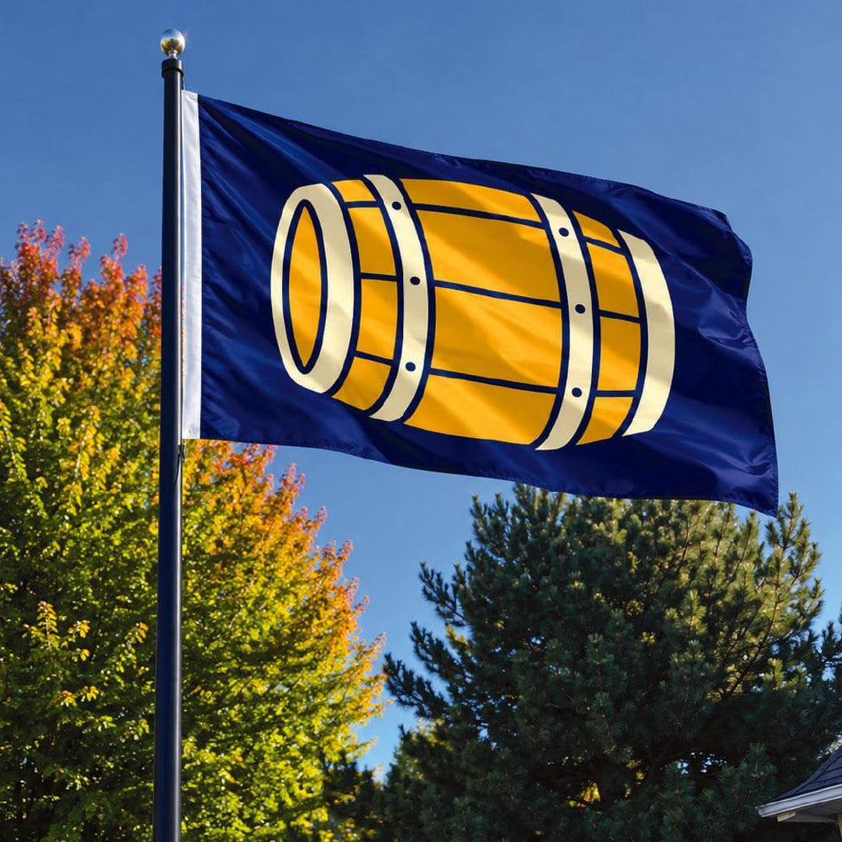 Fly the Milwaukee Baseball Barrel Flag to Celebrate the World Series