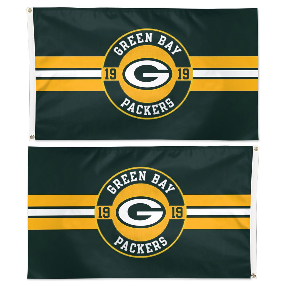 Green Bay Packers Two-Sided 3x5 Applique Flag