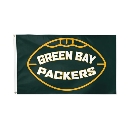 3' x 5' Deluxe Flag - Green Bay Packers Football-Flag-Fly Me Flag