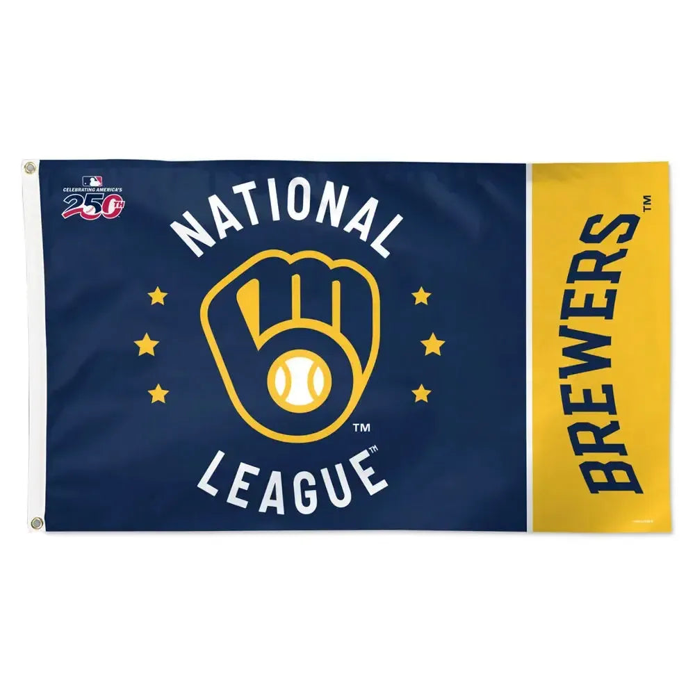 Milwaukee Brewers America's 250th 3x5 Flag