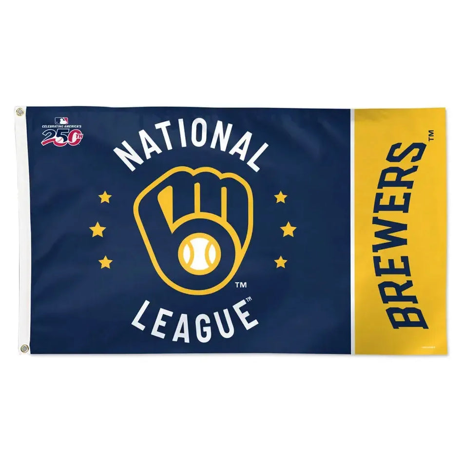 Milwaukee Brewers America's 250th 3x5 Flag