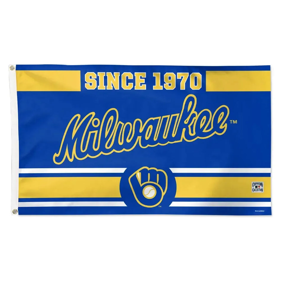 Milwaukee Brewers Est 1970 Flag