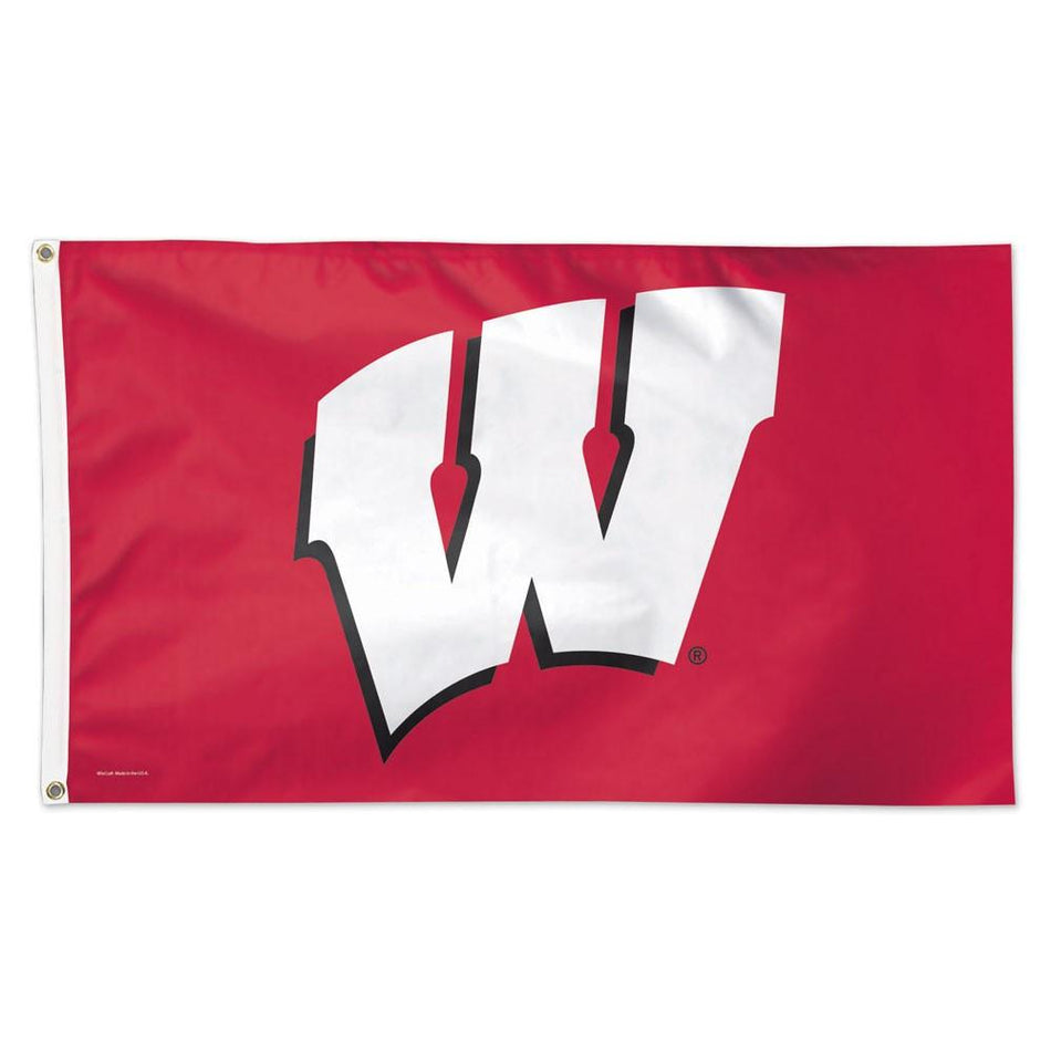 Wisconsin Badgers 'W' Deluxe 3' x 5' Flag