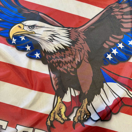 Close up of 3x5 Eagle 250 Years of Freedom Flag