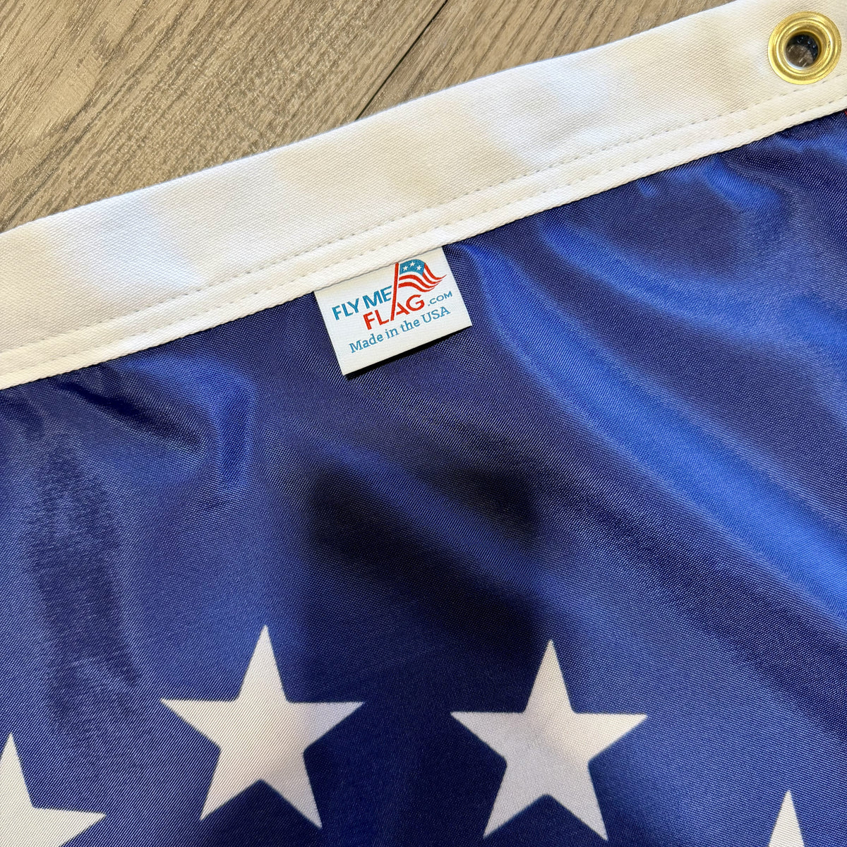 Close Up of Eagle 250 Years Flag, Made in the USA for Fly Me Flag