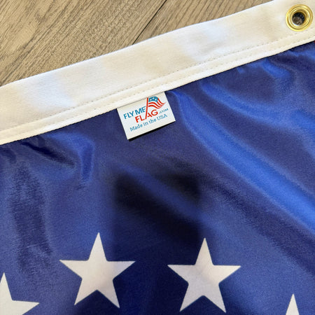 Close Up of Eagle 250 Years Flag, Made in the USA for Fly Me Flag