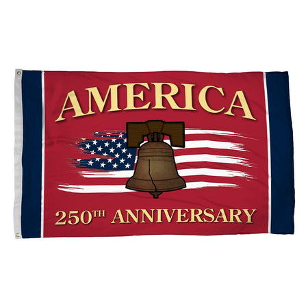 Celebrate America 250th Anniversary with 3x5 Liberty Bell Flag