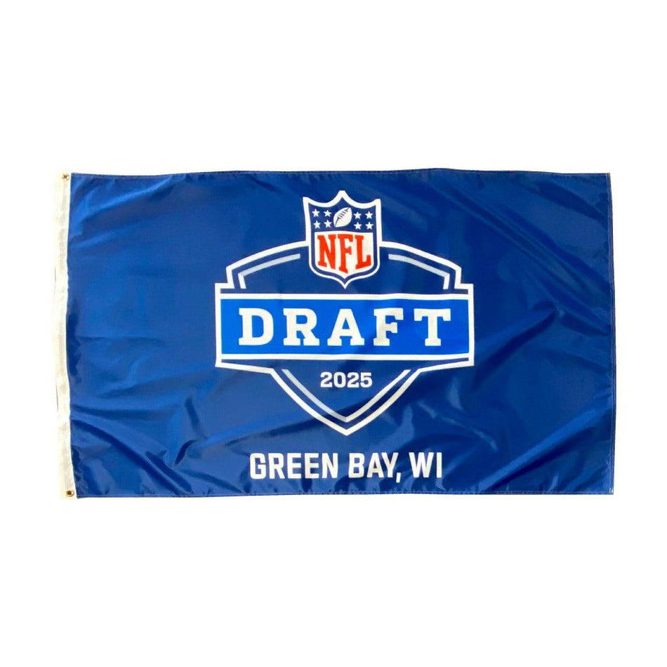 3’x5’ 2025 NFL Draft Green Bay Flag