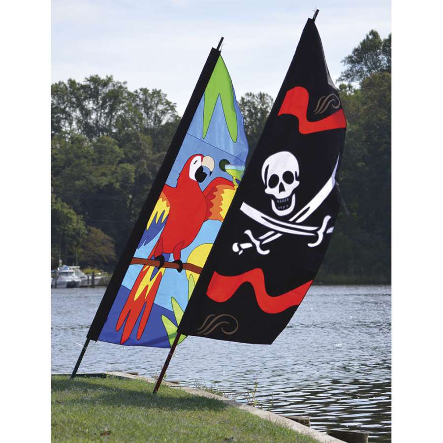 5' O'Clock Somewhere Feather Banner (8.5') | Feather Flags | Fly