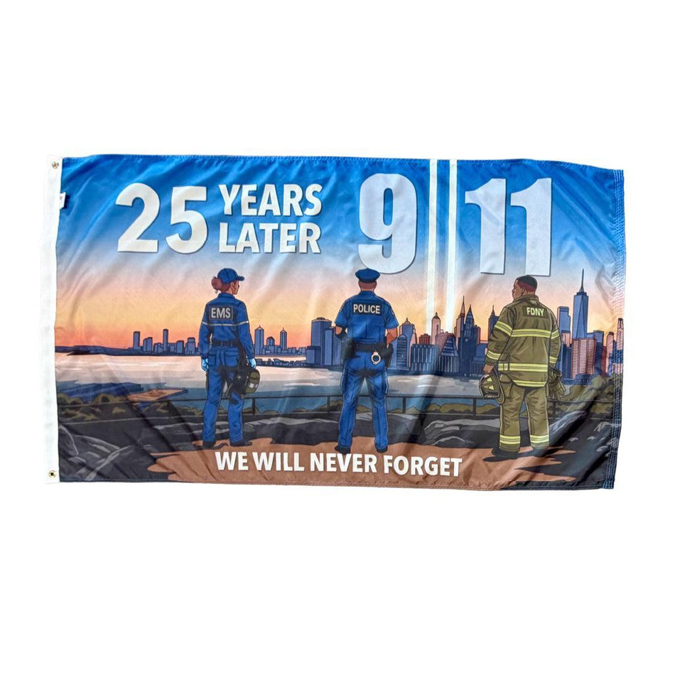 9/11 First Responders 25th Anniversary 3x5 Flag-Flag-Fly Me Flag