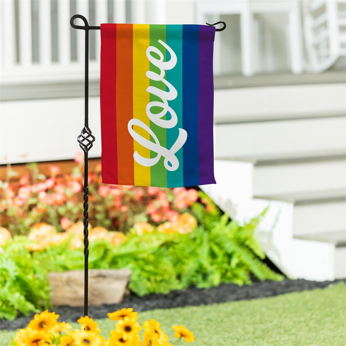 All Love Garden Flag