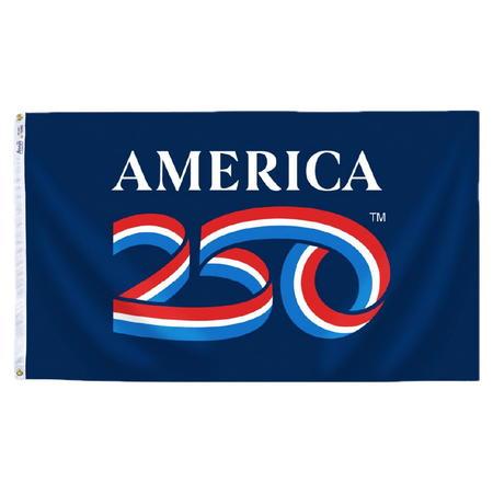 Outdoor America 250 Official Flags in 2x3, 3x5, 4x6 and 5x8 sizes