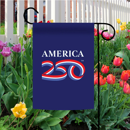 America 250 Garden Flag Outdoors